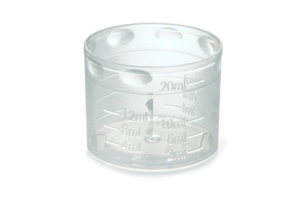 Measuring cup from 2ml to 20ml